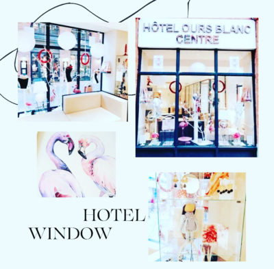 WINDOW DISPLAY HOTEL BOUTIQUE STORE ARTISTIC THEMED